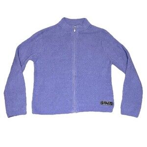 VTG Egypt Valley Country Club MI Fleece Full Zip Jacket M Golf 90s Outdoor PTP